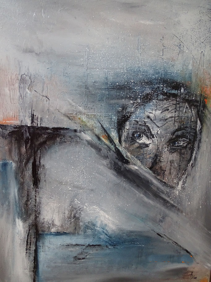 Acryl-Mischtechnik, Format 100x80,  Privatbesitz