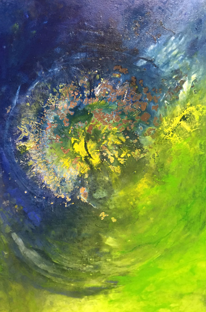 Acryl-Mischtechnik, Format 100x80