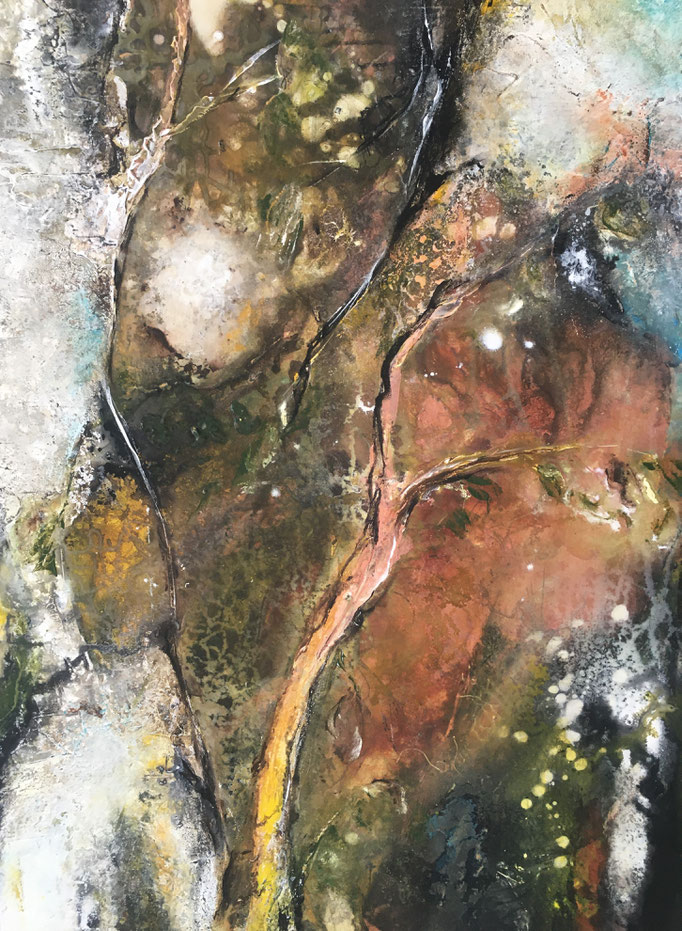 Acryl-Mischtechnik, Format 100x80