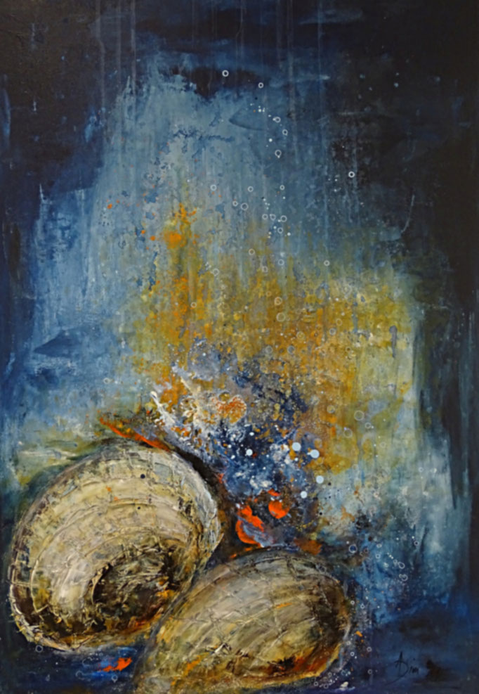 Acryl-Mischtechnik, Format 100x70