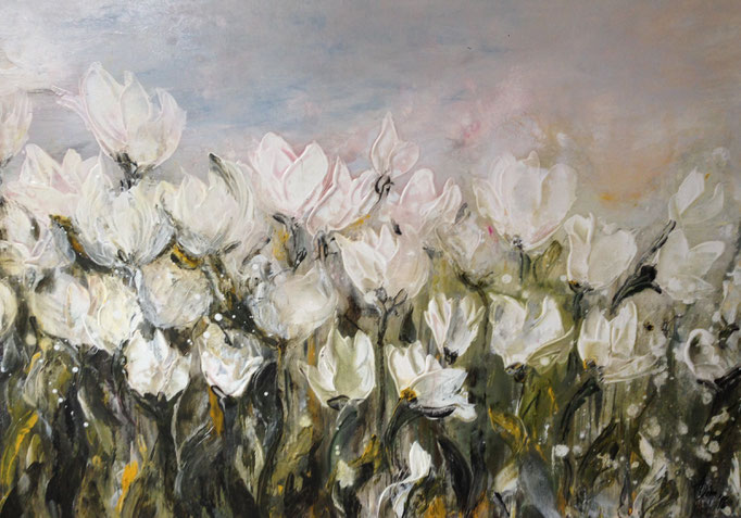 Acryl-Mischtechnik, Format 140x70, Privatbesitz