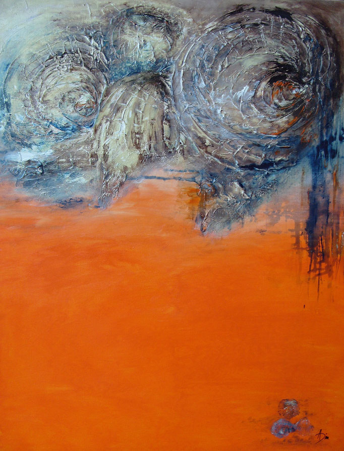 Acryl-Mischtechnik, Format 100x80, Privatbesitz