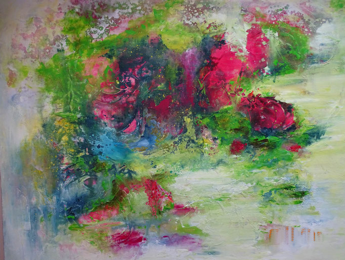 Acryl-Mischtechnik, Format 100x80