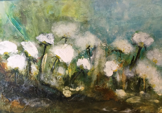 Acryl-Mischtechnik, Format 100x50 Privatbesitz