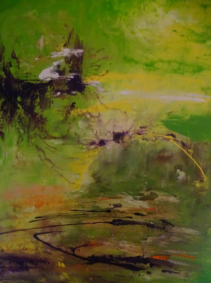 Acryl-Mischtechnik, Format 100x80