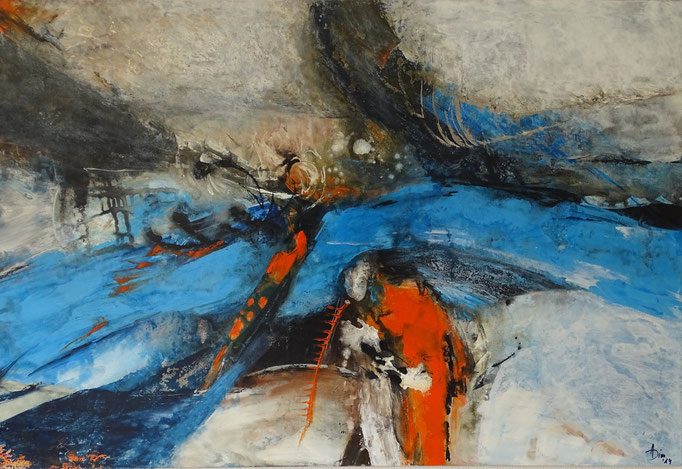 Acryl-Mischtechnik, Format 150x100, Privatbesitz