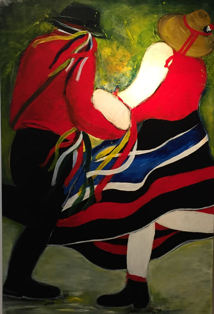 Acryl-Mischtechnik, Format 150x100 Privatbesitz