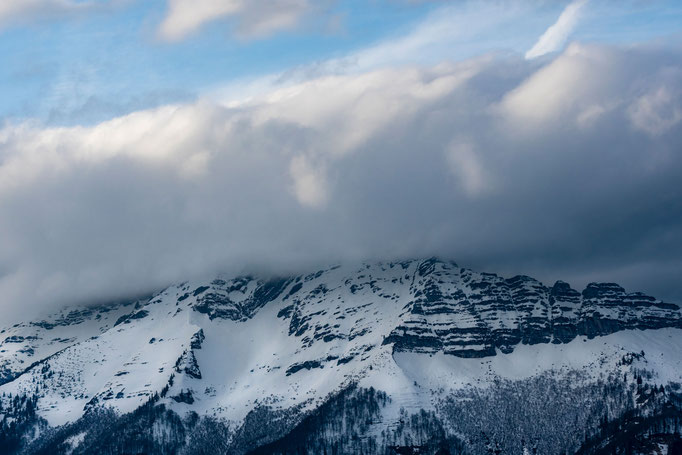 Kalter Bergblick nördl. von Mariazell