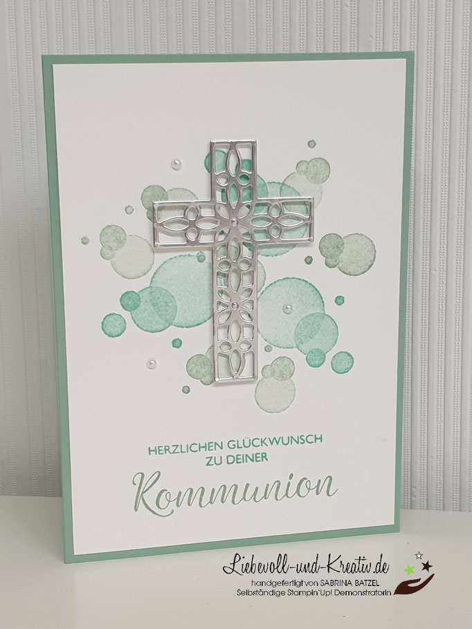 Taufe Kommunion Liebevoll Und Kreativ Handgefertigt Von Und Mit Sabrina Batzel Mit Stampin Up