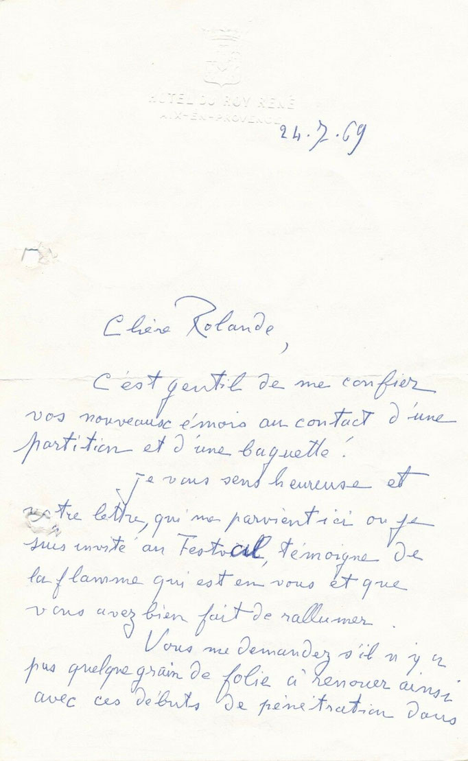 Robert Proton de la Chapelle correspondance autographe