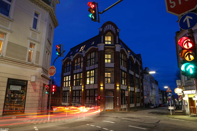 Kreuzstraße/Ecke Allensteiner Straße,ehemals Bandweberei Joel & Schwalenstöcker