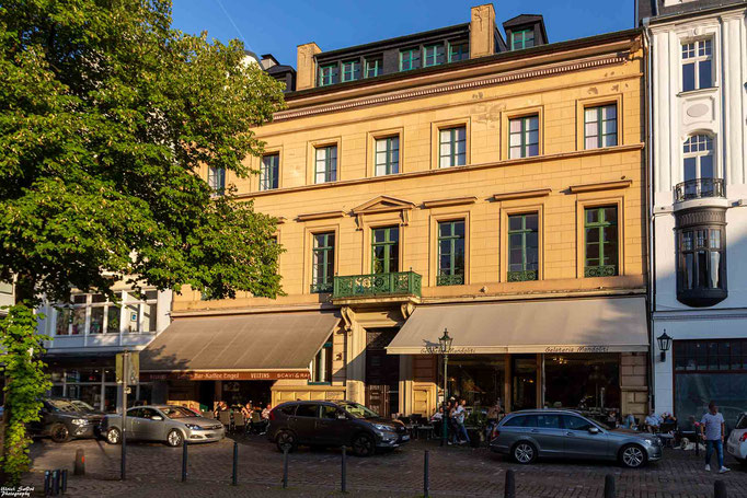 Friedrich-Ebert-Straße als dort noch Auto's fuhren