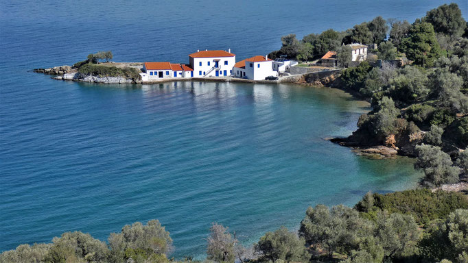 Bucht von Zasteni - eines der beliebtesten Fotomotive des Pilions.