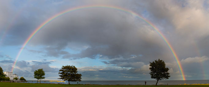 Rügen, Rainbow with Secondary Rainbow, 2016