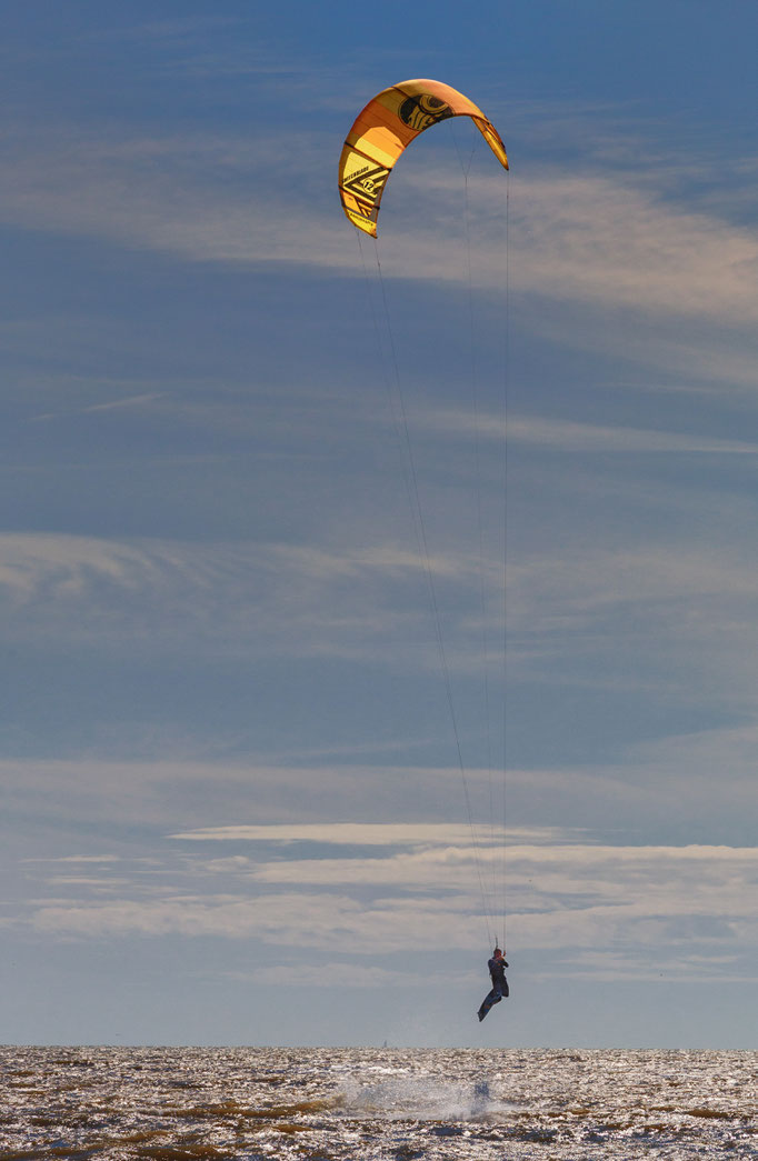 Kite-Surfer, Texel, Netherlands, 2019