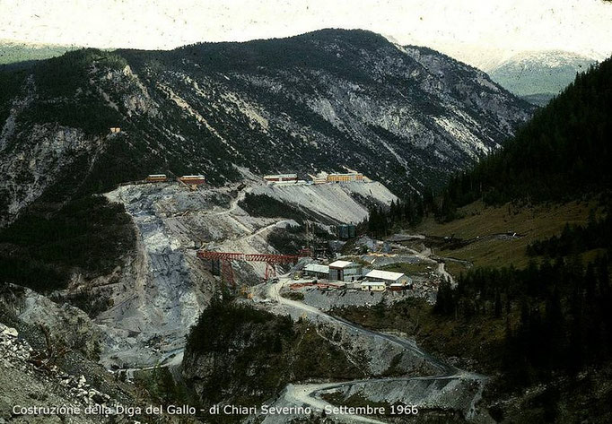 Staudammbau im September 1966
