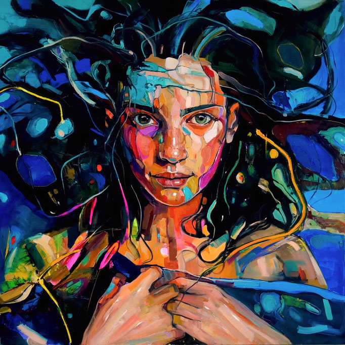 RHAPSODY II 120x120cm, 2023