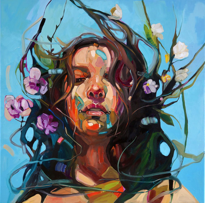 PRIMAVERA series 100x100cm, 2023