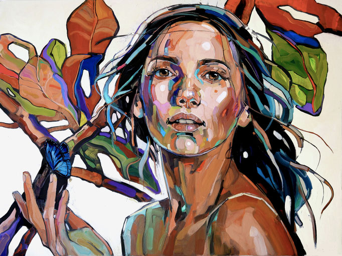 TANGALLE series 120x160cm, oil on canvas