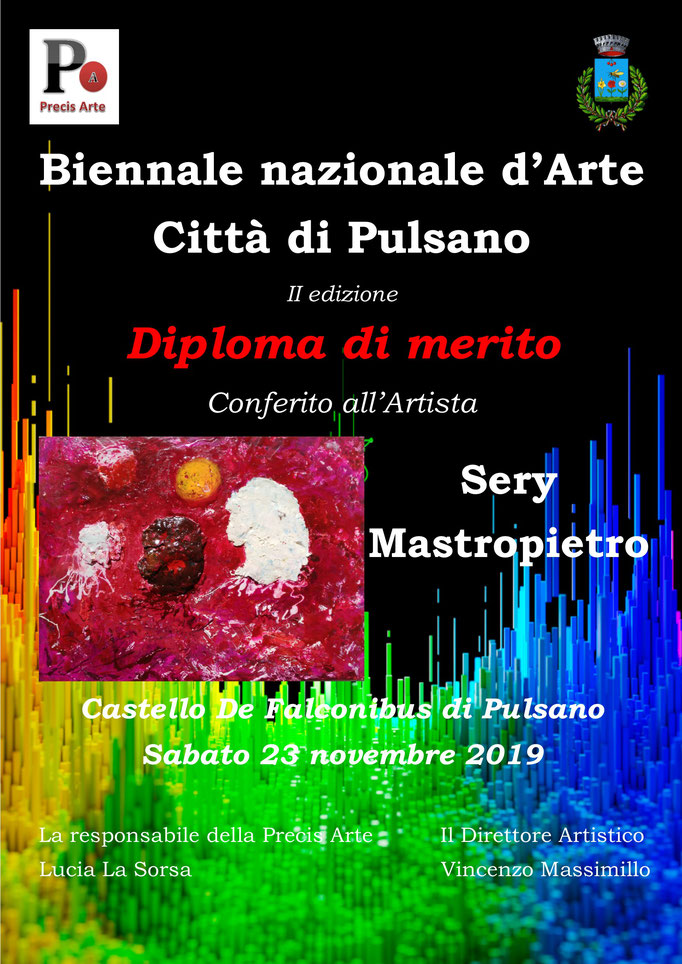 Sery Mastropietro Biennale nazionale d'Arte Città di Pulsano II edizione