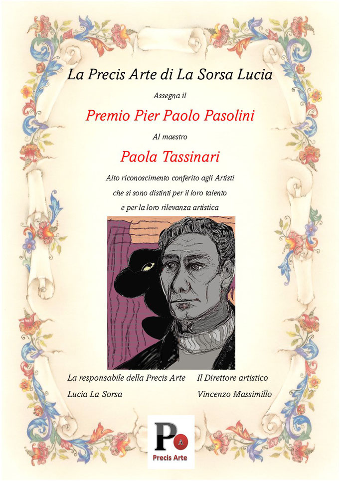 Paola Tassinari - Premio Pier Paolo Pasolini