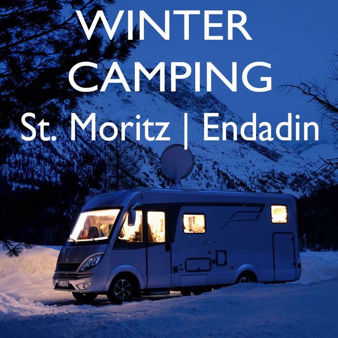Wohnmobil Winter Camping St Moritz 