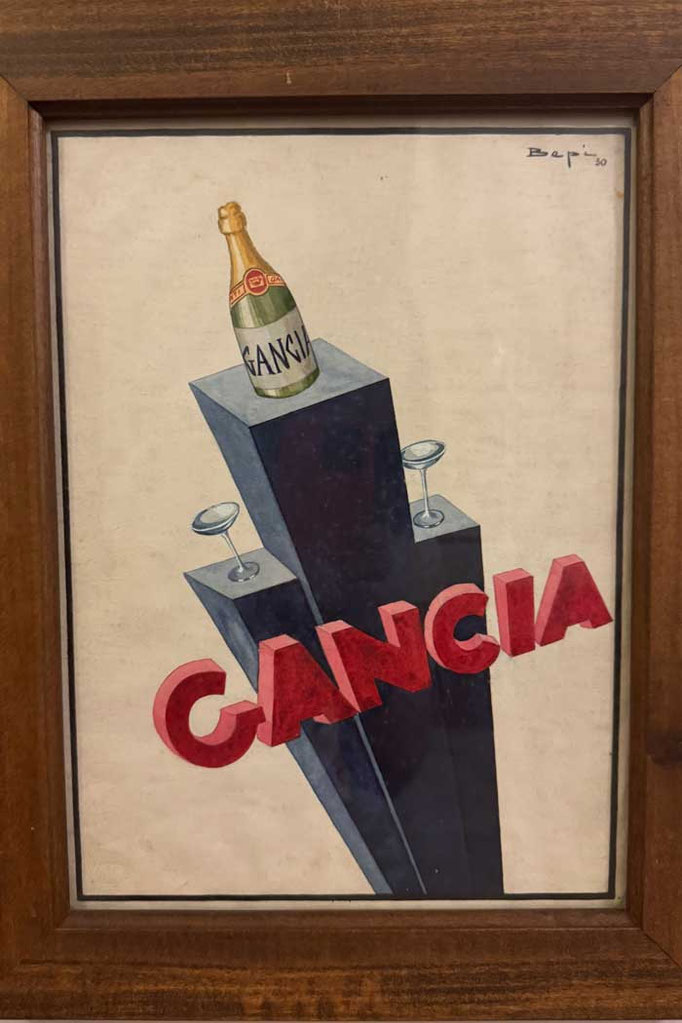 Gancia historisches Werbeplakat