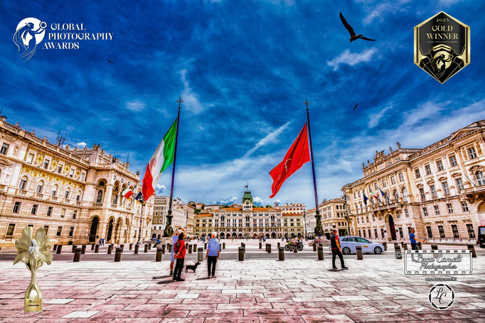 Global Photography Awards 2025 ~ Gold Winner. Luci Di Trieste. Piazza Unità d'Italia, Trieste. © Luca Cameli Photographer