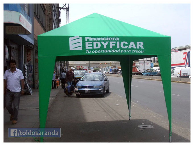 toldos pirámide 2.50m x 2.50m