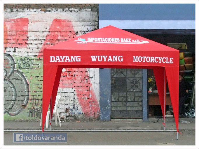 toldos pirámide 3m x 2m