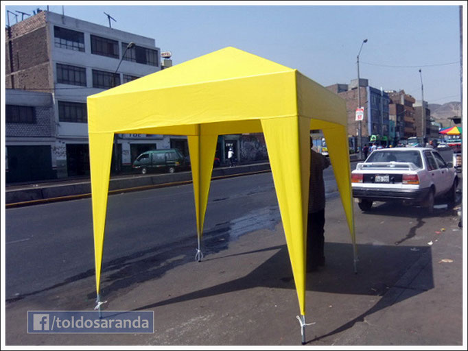 toldos pirámide 2m x 2m