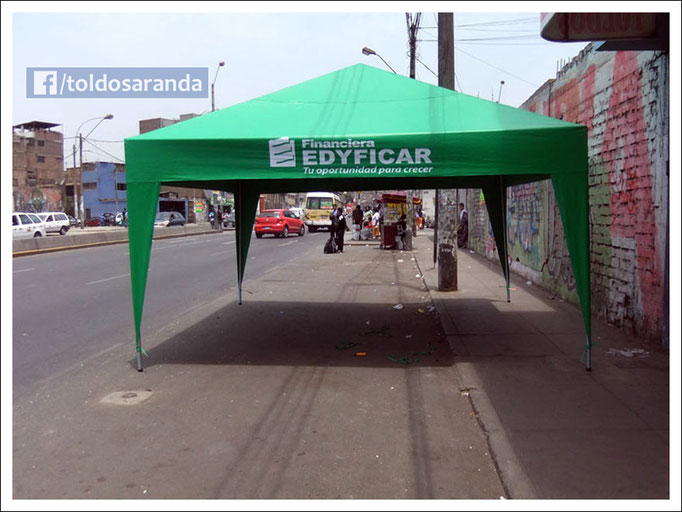 toldos pirámide 4m x 4m