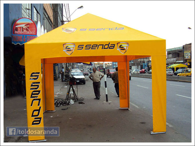 toldos pirámide 4m x 4m
