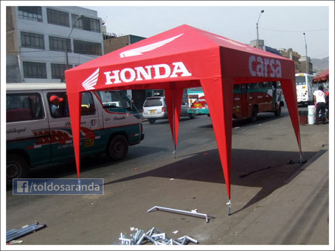 toldos pirámide 3m x 3m