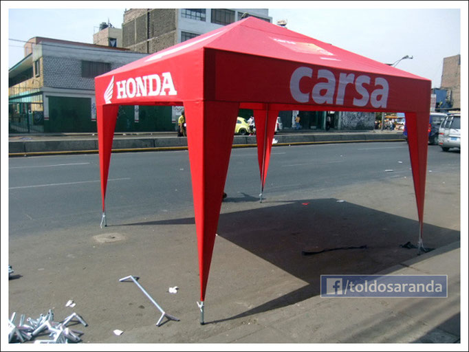 toldos pirámide 3m x 3m
