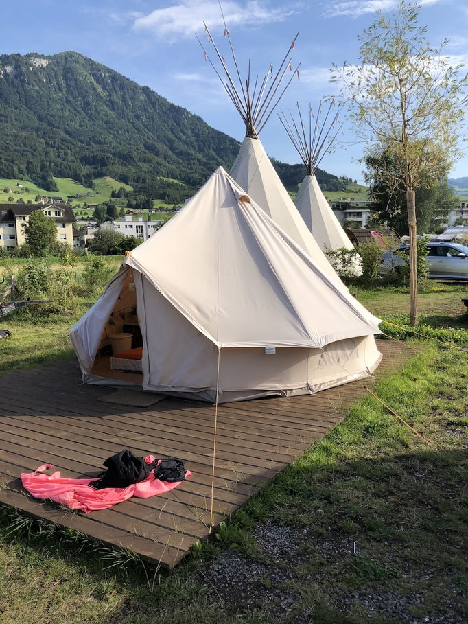 Turnschober Fitness Langenthal - Trainingsweekend Zentralschweiz 2019 - Zelt