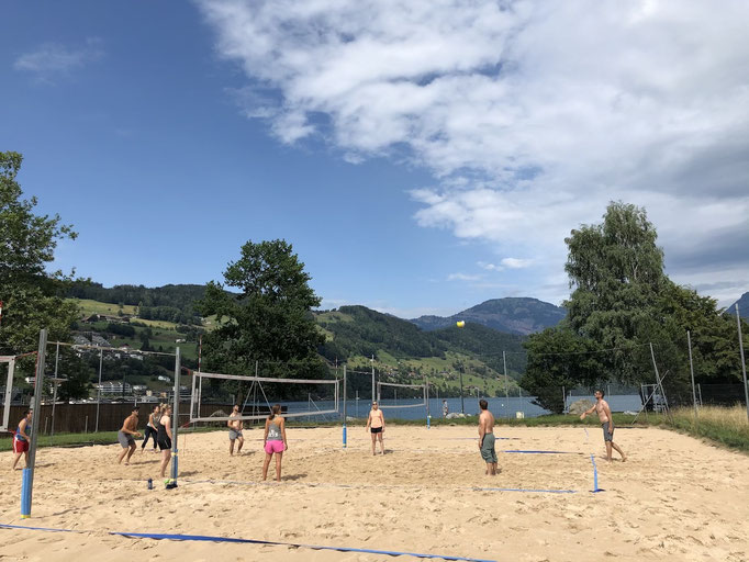 Turnschober Fitness Langenthal - Trainingsweekend Zentralschweiz 2019 - Beachvolleyball