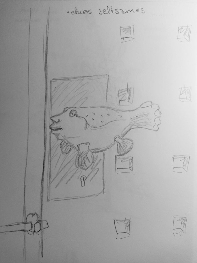 Ein lustiger Türgriff :)