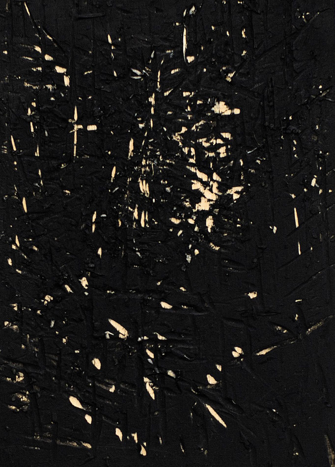 "waldlichter 23 / IX", Acryl auf Holz, 18,5 x 26,0 cm, 2023