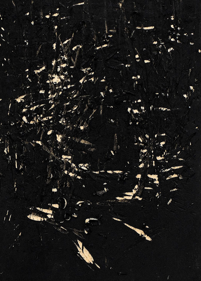 "waldlichter 23 / VII", Acryl auf Holz, 18,5 x 26,0 cm, 2023