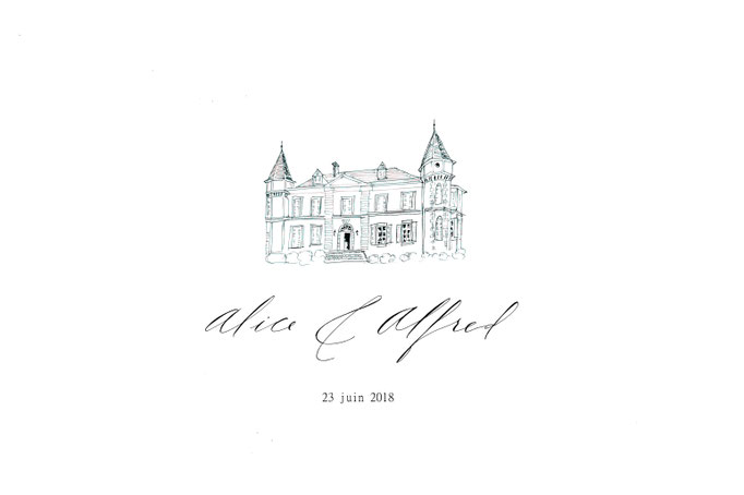 Prénom calligraphié Carole Paillé Studio