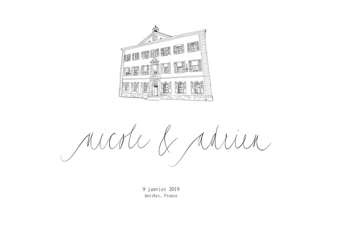 Prénom calligraphié Carole Paillé Studio