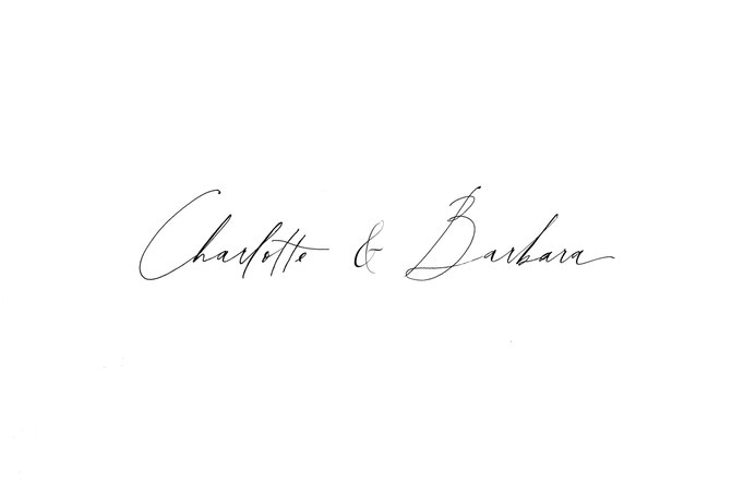 Prénom calligraphié Carole Paillé Studio