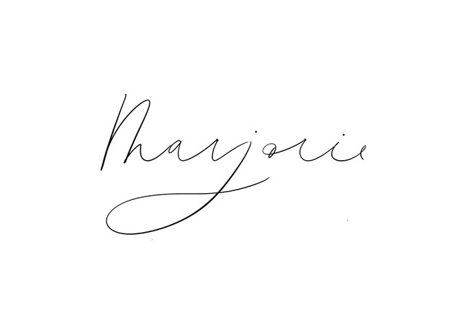 Prénom calligraphié Carole Paillé Studio