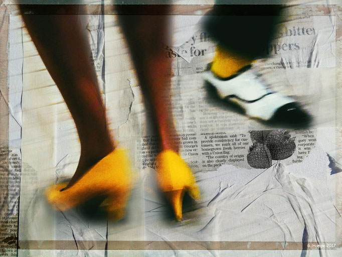 Yellow shoes