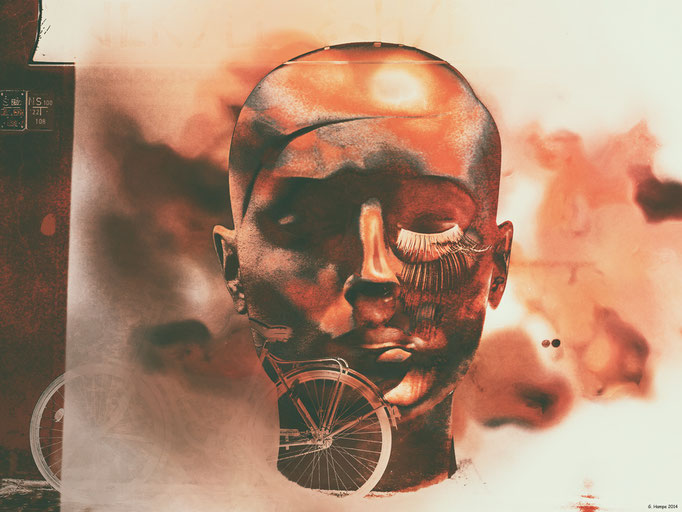 The head and the bicycle