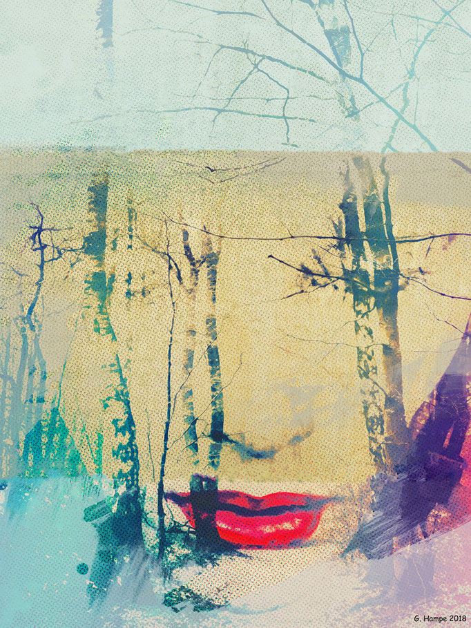 Another face in the forest