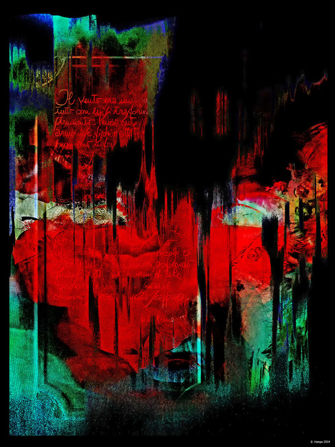The woman in red