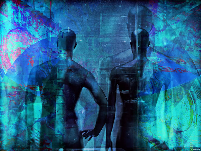 Blue men