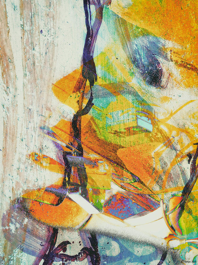 The yellow abstract face